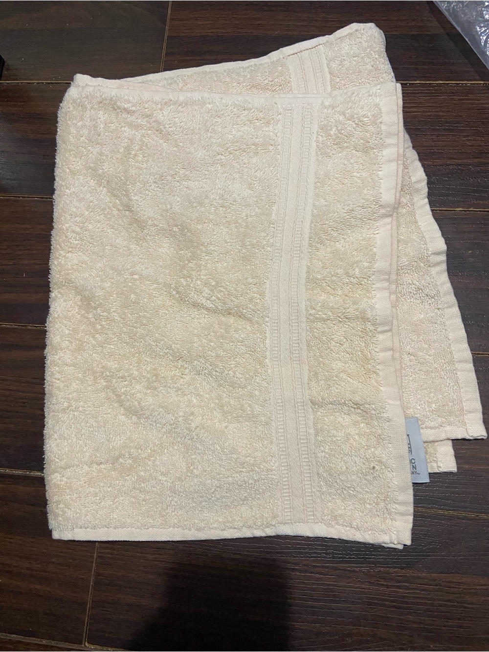 LinenBaltic Linen 100% Cotton Bath Hand Towels 2 PC New without Tag 15.5 X 25”